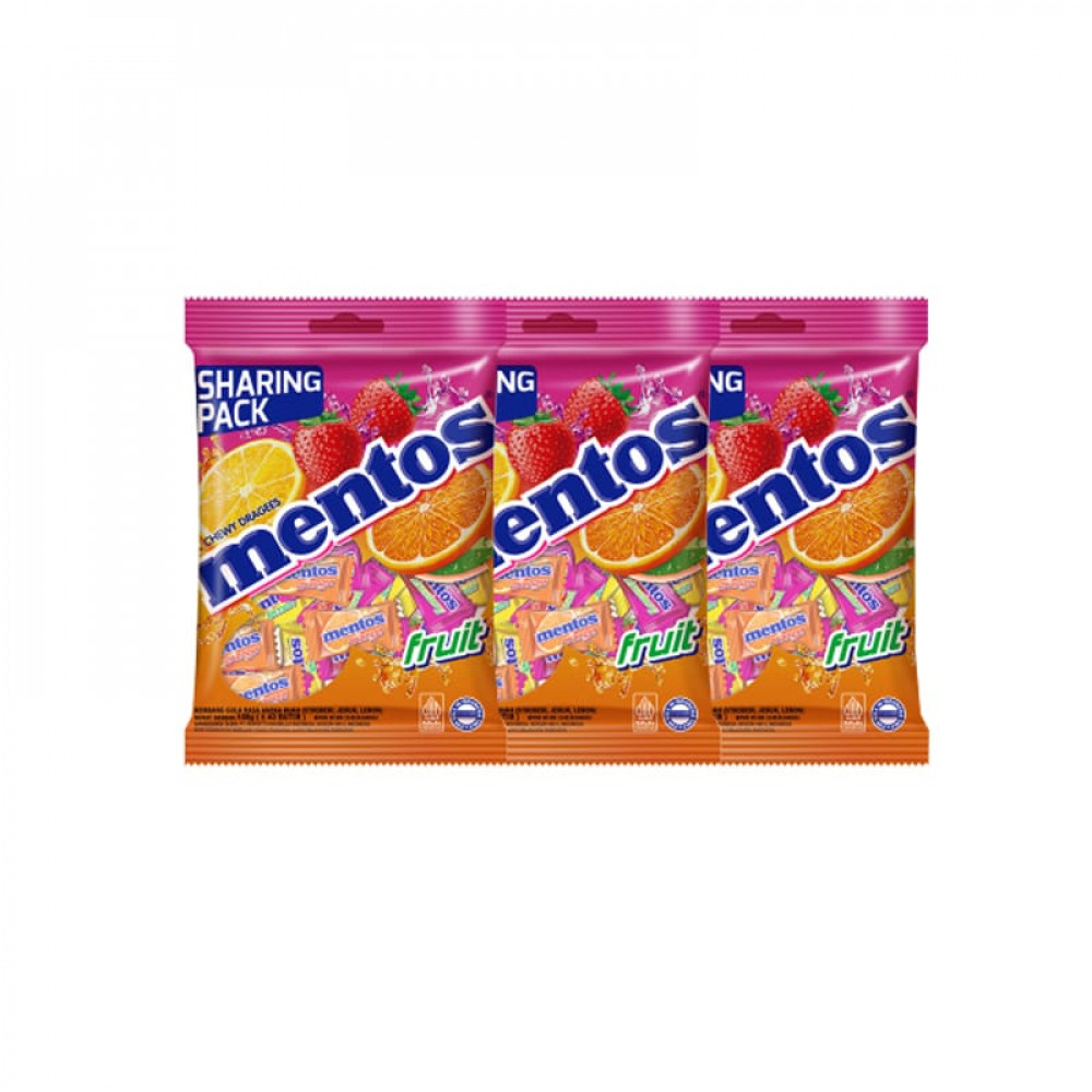 Mentos Fruit 3 Packs Bundle